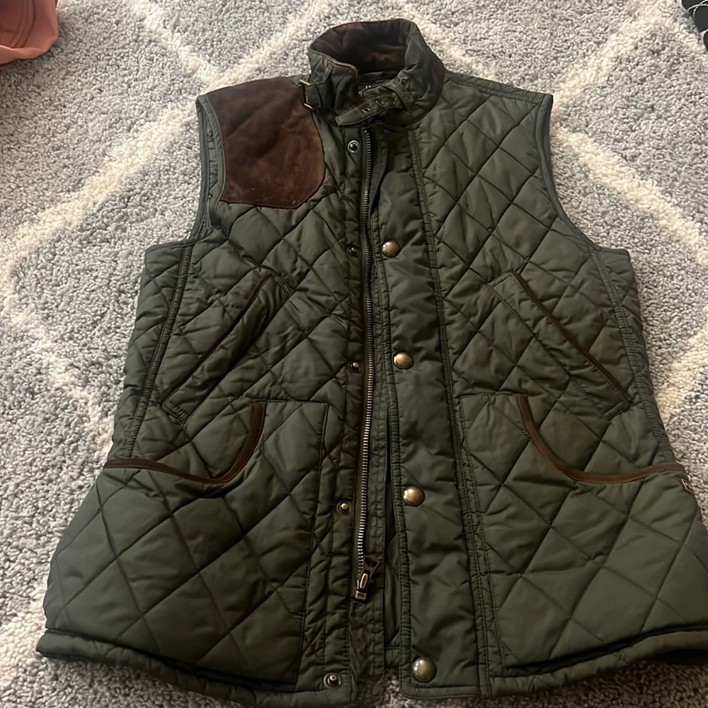 Polo by Ralph Lauren Green Quilted Vest